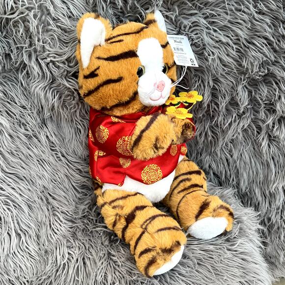 Way to Celebrate Lunar New Year Plush 2022 Year of The Cat Walmart NWT Orange - Picture 4 of 8